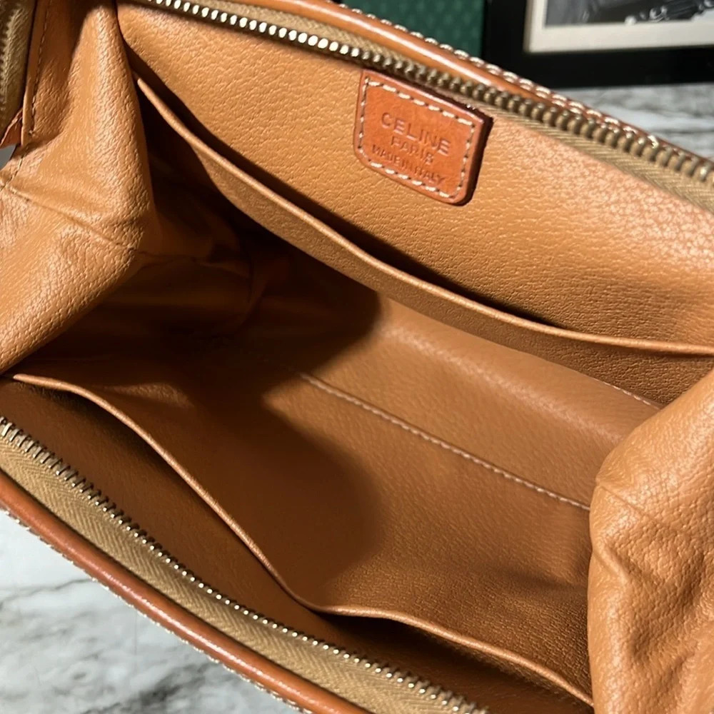 CELINE Macadam Blason Pattern Pouch/Clutch PVC /Leather - Picture 10 of 14